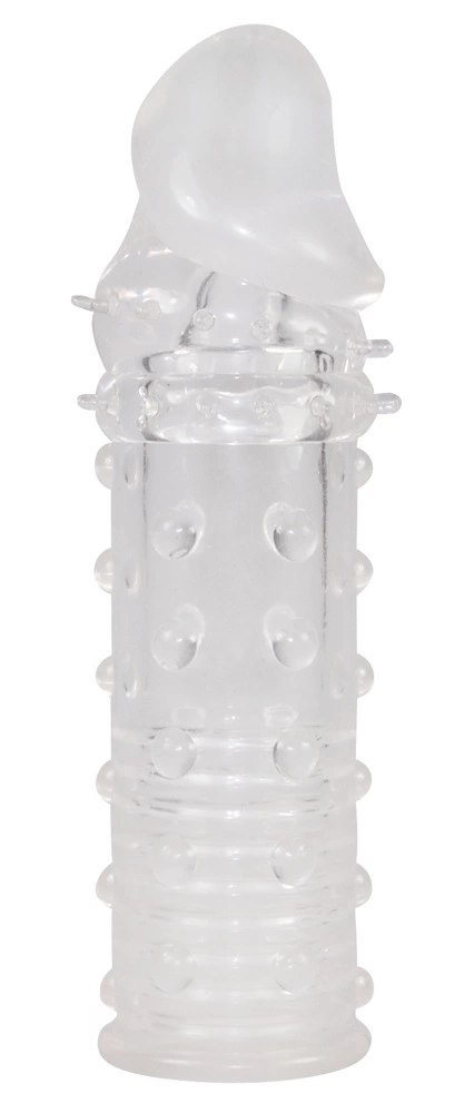 You2Toys Power Sleeve Transparent - Nakładka intymna, TPE, 16 cm You2Toys Power Sleeve Transparent - Nakładka intymna, TPE, 16 cm