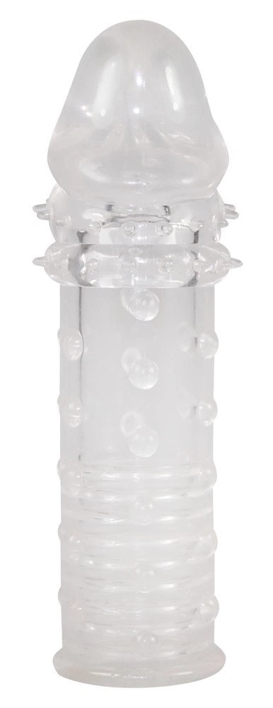 You2Toys Power Sleeve Transparent - Nakładka intymna, TPE, 16 cm You2Toys Power Sleeve Transparent - Nakładka intymna, TPE, 16 cm