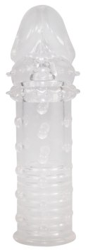 You2Toys Power Sleeve Transparent - Nakładka intymna, TPE, 16 cm