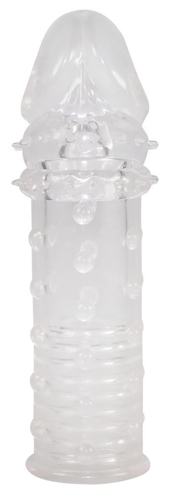 You2Toys Power Sleeve Transparent - Nakładka intymna, TPE, 16 cm You2Toys Power Sleeve Transparent - Nakładka intymna, TPE, 16 cm