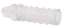 You2Toys Power Sleeve Transparent - Nakładka intymna, TPE, 16 cm