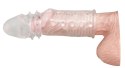 You2Toys Power Sleeve Transparent - Nakładka intymna, TPE, 16 cm