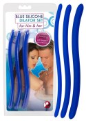 You2Toys Zestaw elastycznych rozszerzaczy silikonowych 3 rozmiary, niebieski