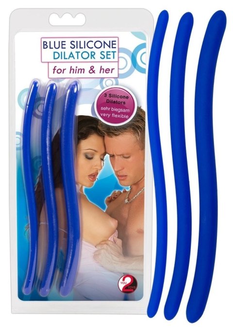 You2Toys Zestaw elastycznych rozszerzaczy silikonowych 3 rozmiary, niebieski You2Toys Zestaw elastycznych rozszerzaczy silikonowych 3 rozmiary, niebieski
