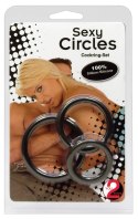 You2Toys Zestaw silikonowych pierścieni anatomicznych 3 szt. czarny