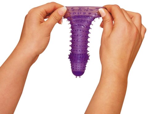 You2Toys elastyczna nakładka stymulująca z wypustkami fioletowa 14,5 cm You2Toys elastyczna nakładka stymulująca z wypustkami fioletowa 14,5 cm