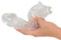 Crystal Clear Transparent Rękaw Wydłużający z Mankietem 23 cm TPE