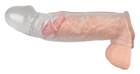 Crystal Clear Transparent Rękaw Wydłużający z Mankietem 23 cm TPE Crystal Clear Transparent Rękaw Wydłużający z Mankietem 23 cm TPE