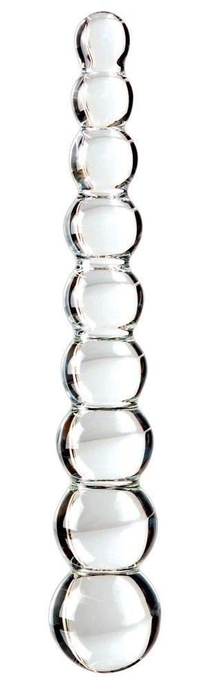 Icicles model 9 - Szklany zestaw koralikow w 9 rozmiarach, przezroczysty Icicles model 9 - Szklany zestaw koralikow w 9 rozmiarach, przezroczysty