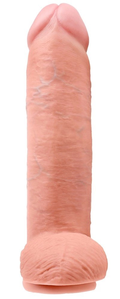 King Cock Model 30 cm z anatomiczną podstawą, kolor cielisty King Cock Model 30 cm z anatomiczną podstawą, kolor cielisty