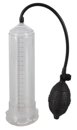 Mr. Boner Manualna Pompa Treningowa Przezroczysta 22 cm Skala ABS