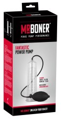 Mr. Boner Pompa Prożniowa Ręczna 25cm Skala Cylinder Silikonowy Rękaw
