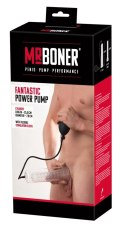 Mr. Boner Pompa Prożniowa Ręczna 25cm Skala Cylinder Silikonowy Rękaw