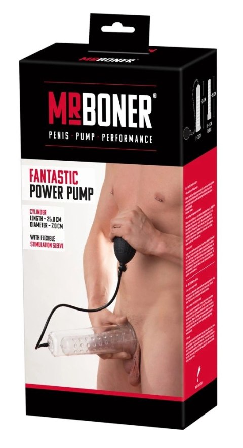 Mr. Boner Pompa Prożniowa Ręczna 25cm Skala Cylinder Silikonowy Rękaw Mr. Boner Pompa Prożniowa Ręczna 25cm Skala Cylinder Silikonowy Rękaw