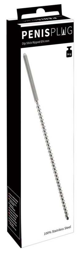 Mystim Plug Dilator ze stali nierdzewnej 24 cm, kulisty kształt