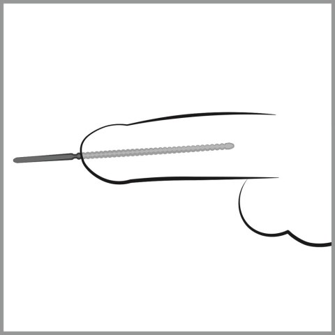 Mystim Plug Dilator ze stali nierdzewnej 24 cm, kulisty kształt Mystim Plug Dilator ze stali nierdzewnej 24 cm, kulisty kształt