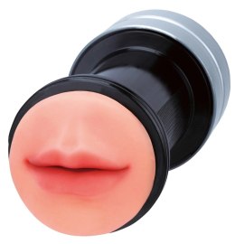 NMC Double Pleasure System Usta i Wnętrze 18cm TPE Srebrny