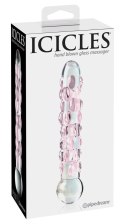 Pipedream Icicles model 24 szklany masażer z wypustkami 17,8 cm