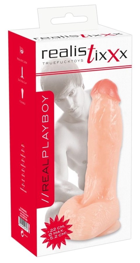 Realistixxx Model Naturalny 23 cm - anatomiczny kształt, przyssawka