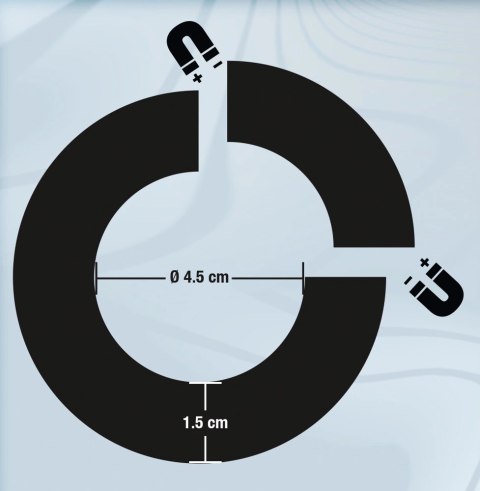 Sextreme Magnetic Ball Stretcher stalowy pierścień 45mm 260g Sextreme Magnetic Ball Stretcher stalowy pierścień 45mm 260g