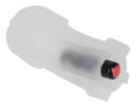 Vulcan Intimate System z wibracją, 15 cm, przezroczysty, elastyczny
