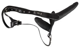 You2Toys Double Strap-On System silikonowy czarny regulowany
