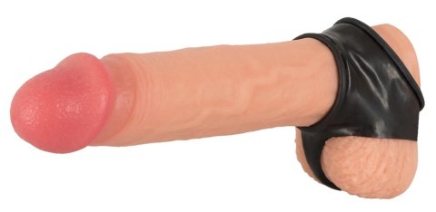You2Toys Lateksowy pierścień intymny z separacją, czarny You2Toys Lateksowy pierścień intymny z separacją, czarny