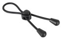 You2Toys Pierścień Regulowany Sznurek ABS Silikon Czarny 26cm