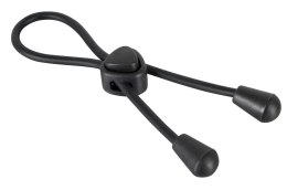 You2Toys Pierścień Regulowany Sznurek ABS Silikon Czarny 26cm
