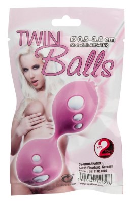 You2Toys Podwojne kulki treningowe ABS/TPR 11cm fioletowe