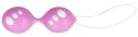 You2Toys Podwojne kulki treningowe ABS/TPR 11cm fioletowe