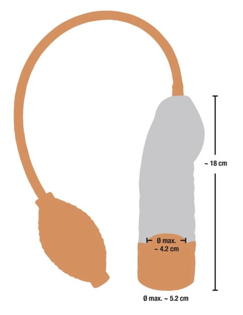 You2Toys Sexprotz - system prożniowy do treningu intymnego, 17,2 cm You2Toys Sexprotz - system prożniowy do treningu intymnego, 17,2 cm
