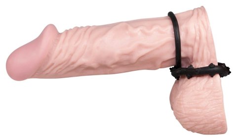 You2Toys Steely - silikonowy podwojny pierścień anatomiczny czarny You2Toys Steely - silikonowy podwojny pierścień anatomiczny czarny