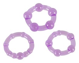 You2Toys Zestaw 3 elastycznych pierścieni z teksturą TPE