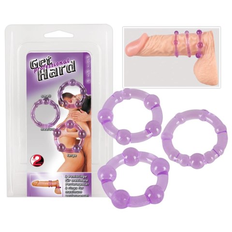 You2Toys Zestaw 3 elastycznych pierścieni z teksturą TPE You2Toys Zestaw 3 elastycznych pierścieni z teksturą TPE