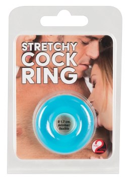 You2Toys elastyczny pierścień intymny TPE mleczny błękit O1,5 cm