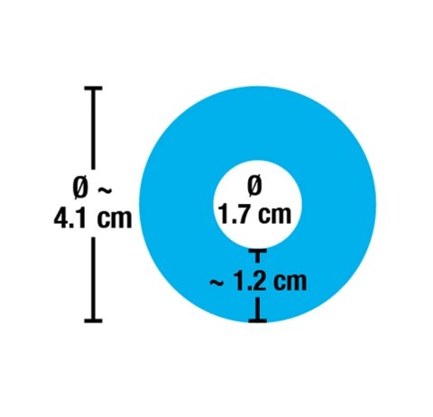 You2Toys elastyczny pierścień intymny TPE mleczny błękit O1,5 cm You2Toys elastyczny pierścień intymny TPE mleczny błękit O1,5 cm