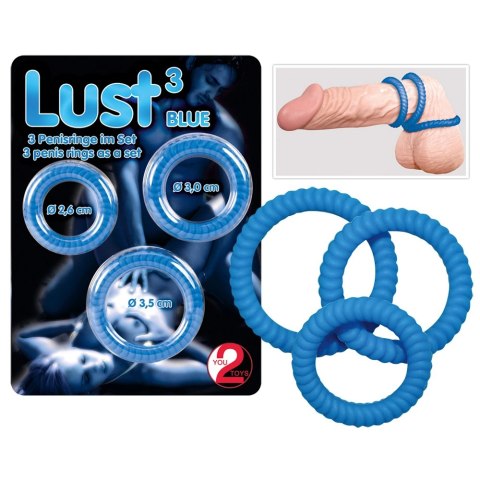 You2Toys zestaw elastycznych pierścieni silikonowych 3 rozmiary You2Toys zestaw elastycznych pierścieni silikonowych 3 rozmiary