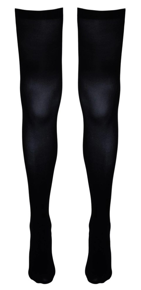 Cottelli Legwear Pończochy czarne z siateczką z tyłu S/M Cottelli Legwear Pończochy czarne z siateczką z tyłu S/M