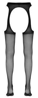 Cottelli Legwear rajstopy imitujące pas do pończoch czarne S/M