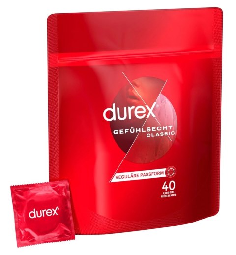Durex Classic Lateksowe prezerwatywy 8szt z nawilżeniem, zbiorniczek Durex Classic Lateksowe prezerwatywy 8szt z nawilżeniem, zbiorniczek