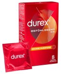 Durex Gefuhlsecht XXL 8szt - Duże prezerwatywy silikonowe, 60 mm