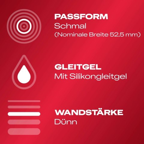 Durex Gefuhlsecht Slim Fit 8 szt. - cienkie prezerwatywy silikonowe Durex Gefuhlsecht Slim Fit 8 szt. - cienkie prezerwatywy silikonowe