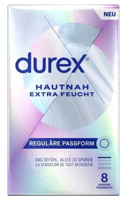 Durex Hautnah Classic Extra Feucht prezerwatywy ultra cienkie 8 szt.