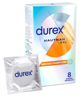 Durex Hautnah Classic XXL 8szt - ultracienkie lateksowe prezerwatywy, 60mm