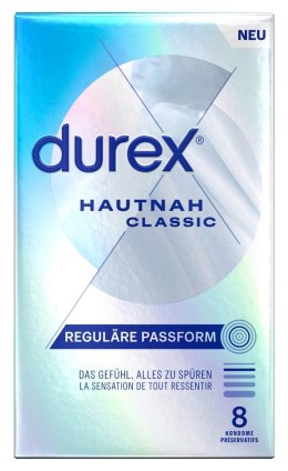Durex Hautnah Classic Ultra Cienkie Prezerwatywy Lateksowe 8 szt.