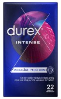 Durex Intense Orgasmic 22 szt. prążkowane miętowe prezerwatywy