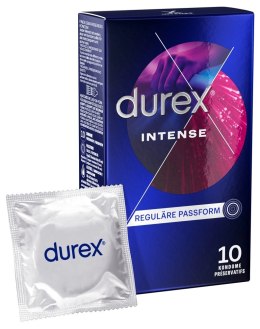 Durex Intense Orgasmic Miętowe Prążkowane Prezerwatywy 10 szt.