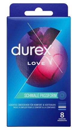 Durex Love 8 szt. Prezerwatywy anatomiczne, łatwe dopasowanie