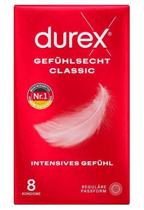 Durex Prezerwatywy Lateksowe 8 szt. z nawilżeniem i zbiorniczkiem Durex Prezerwatywy Lateksowe 8 szt. z nawilżeniem i zbiorniczkiem